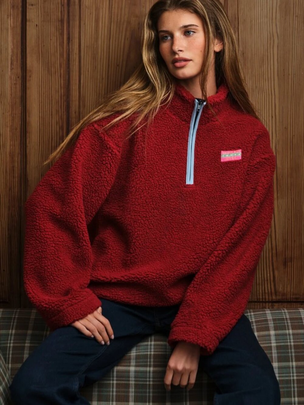 DB Mountain Fleece Cranberry